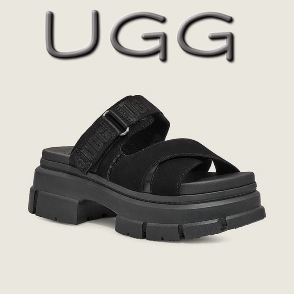 UGG Aston Platform Slides NWT US9 EURO40